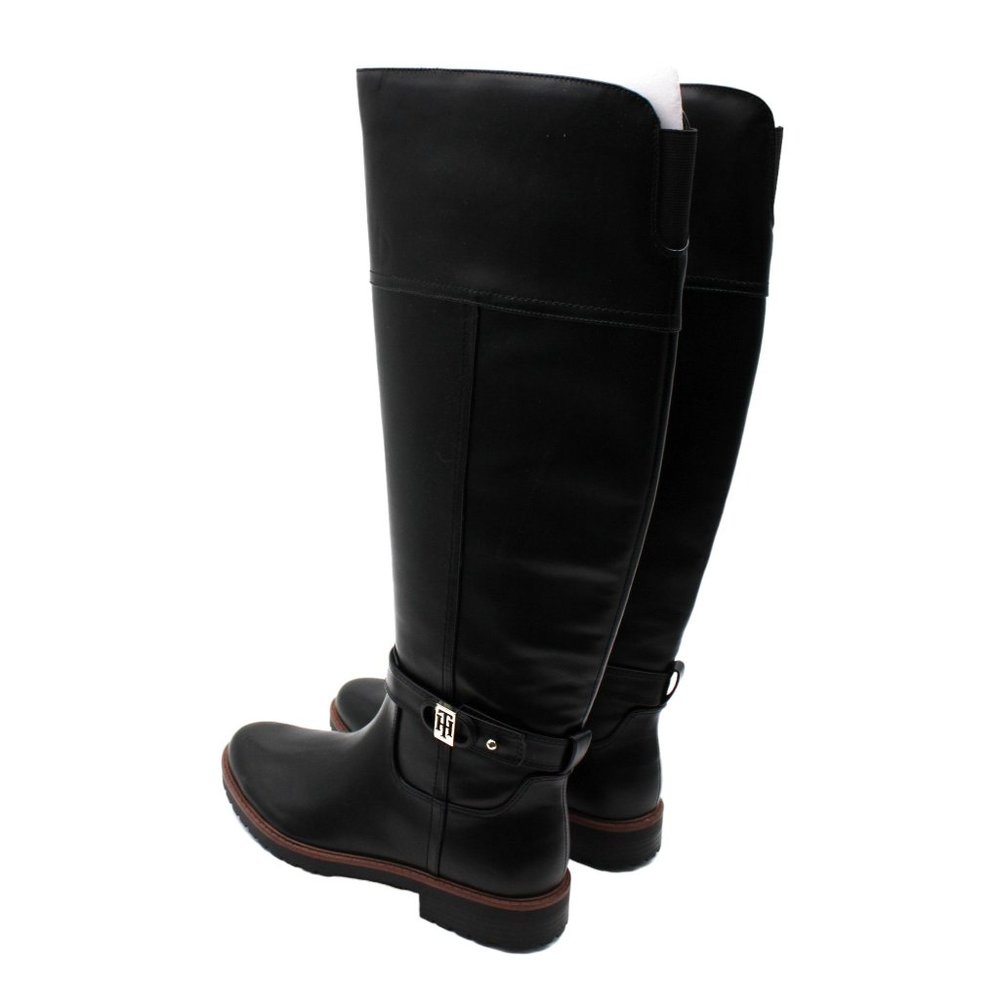 Tommy Hilfiger Women's Felvia Lug Bottom Riding Boots - Picture 3 of 7